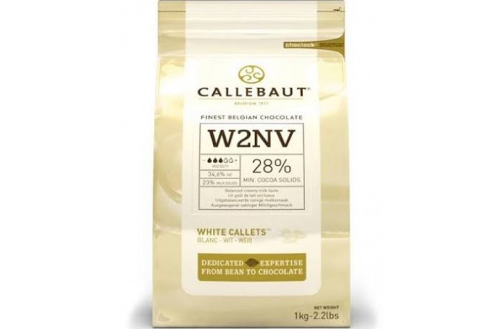 Barry Callebaut (W2) White Chocolate Callets 1kg
